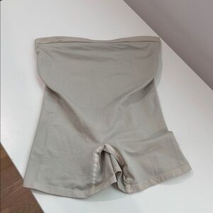 Belly Bandit Maternity Seamless High-Waist Shaping Shorts in Light Taupe